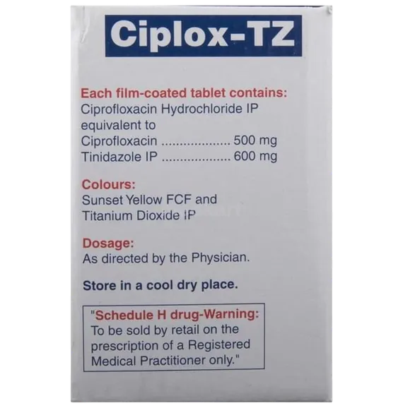 ciplox tz tablet 10's